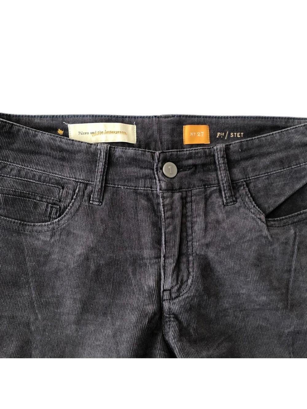 Anthropologie - Pilcro - Corduroy - Stet fit - grey - size 27